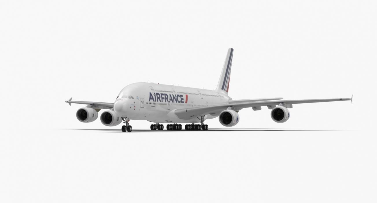 Airbus A380-1000 Air France 3D